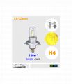 AMPOULES A LED H4 12V CODE/PHARE JAUNE LA PAIRE