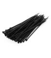 COLLIERS SERRE CABLES NOIR SACHET DE 100 PIECES